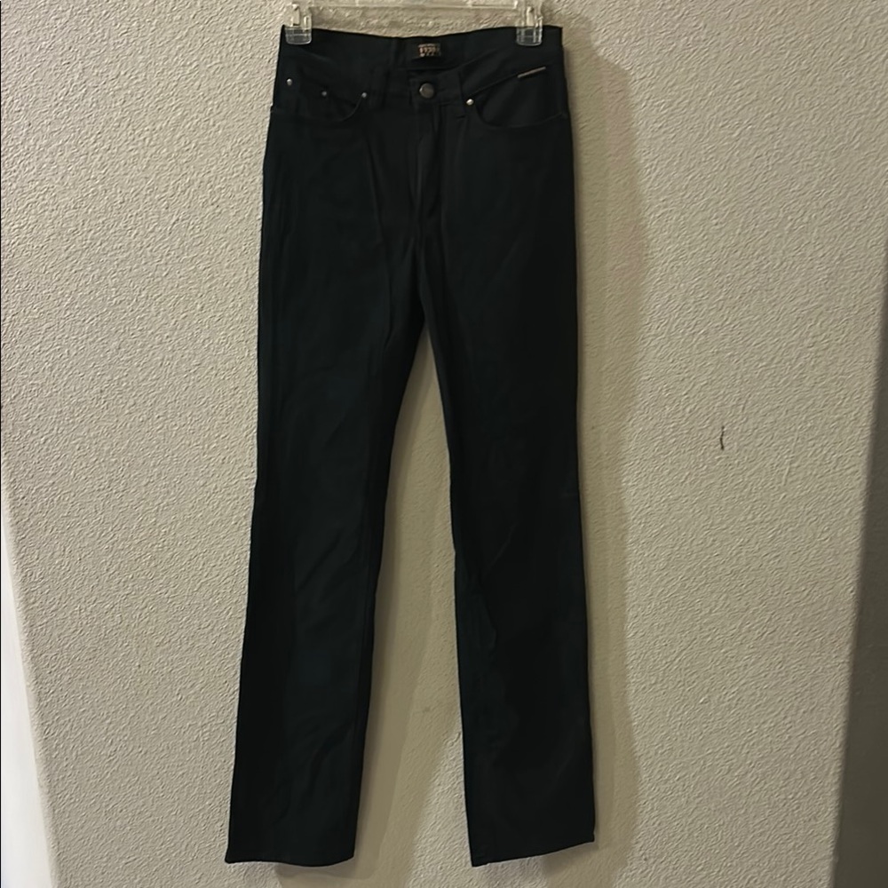 Gianfranco Ferre Black Straight Jeans Classic Style